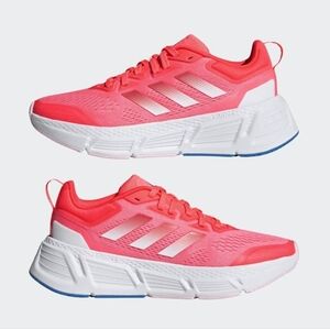 Adidas Women's Questar Acid Red Turbo Running Tennis Shoes Sneakers, Sz 9.5